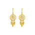 Dream Catcher Earrings in 14k Yellow Gold - DestGlow