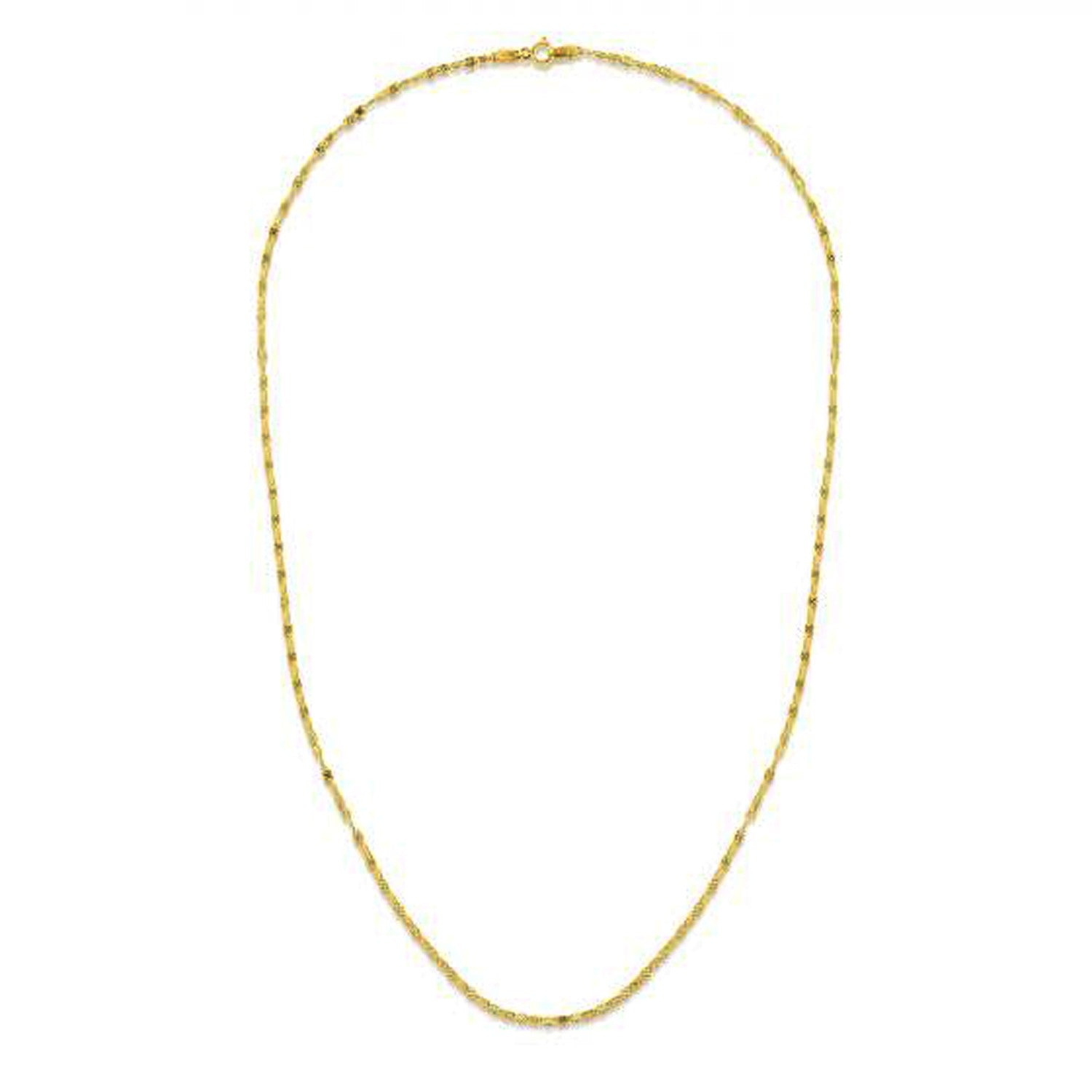 14k Yellow Gold Sparkle Valentino Chain (1.70 mm)  DestGlow