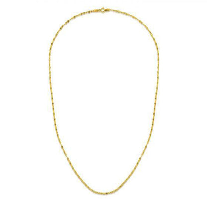 14k Yellow Gold Sparkle Valentino Chain (1.70 mm)  DestGlow