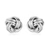 Sterling Silver Polished Love Knot Earrings - DestGlow