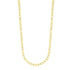 14k Yellow Gold Cable Chain Style Polished Necklace