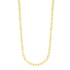 14k Yellow Gold Cable Chain Style Polished Necklace 