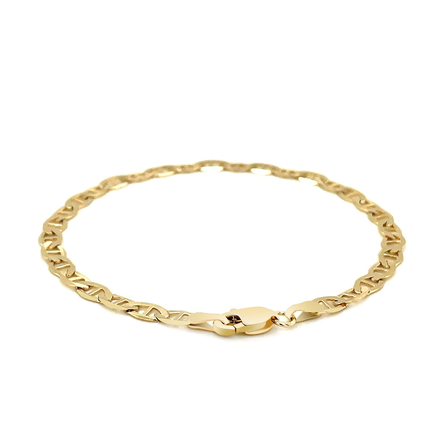 4.5mm 10k Yellow Gold Mariner Link Bracelet by Bids.com