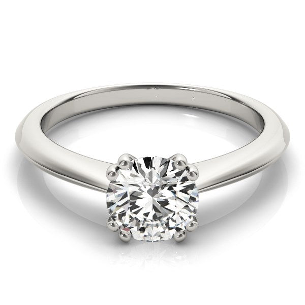 14k White Gold Double Prong Set Solitaire Diamond Engagement Ring (1 cttw) by Bids.com