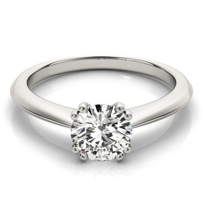 14k White Gold Double Prong Set Solitaire Diamond Engagement Ring (1 cttw) by Bids.com