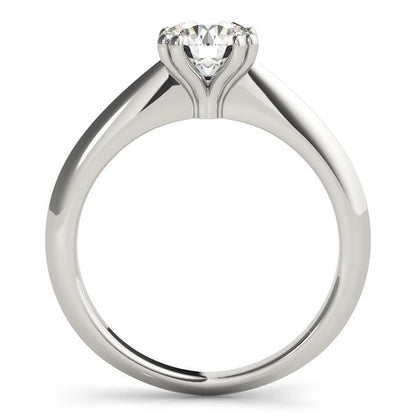 14k White Gold Double Prong Set Solitaire Diamond Engagement Ring (1 cttw) by Bids.com