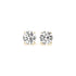 2 cttw Certified IGI Lab Grown Round Diamond Earrings 14k Yellow Gold (G/VS2) - DestGlow