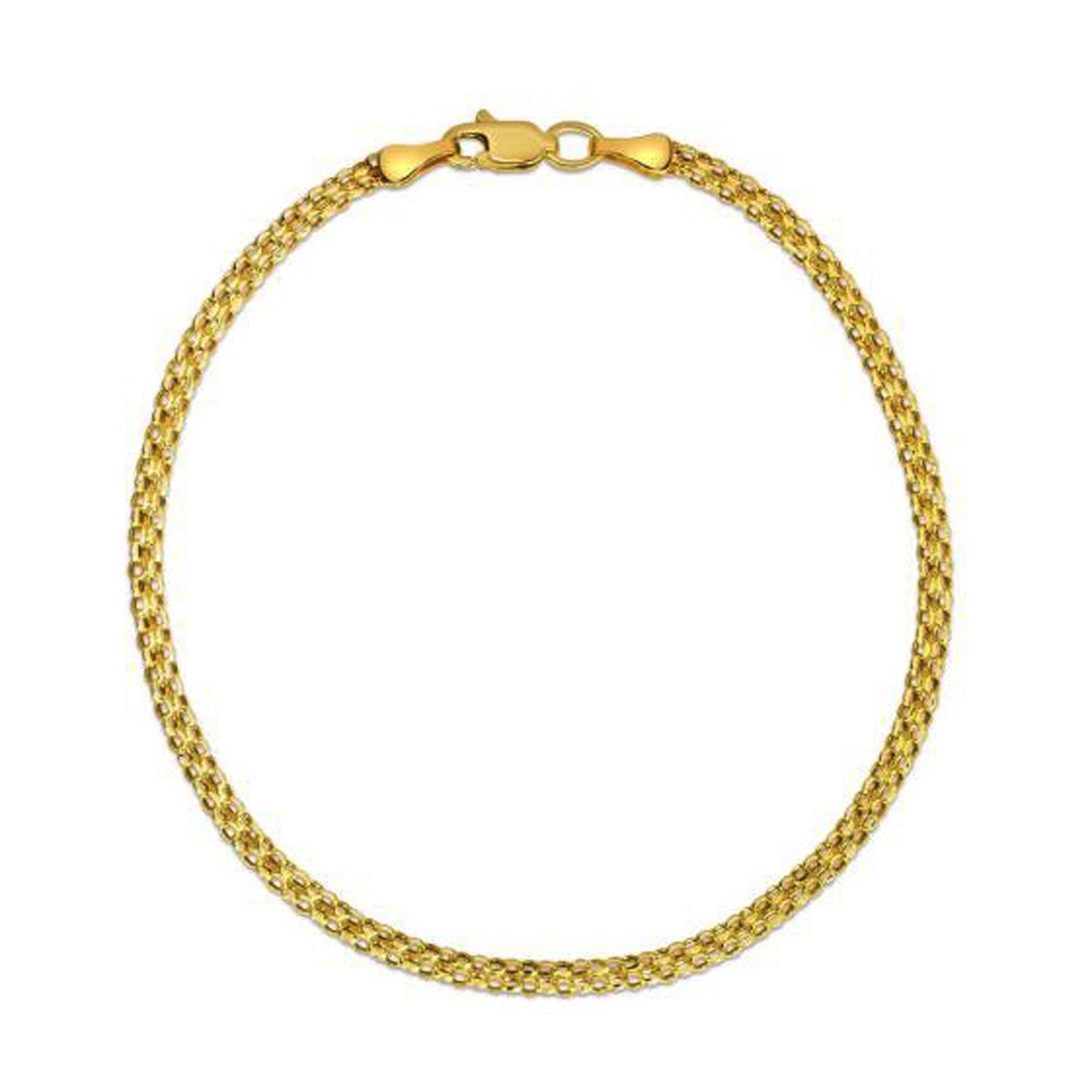 14k Yellow Gold Bismark Bracelet (2.50 mm)  DestGlow