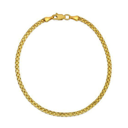 14k Yellow Gold Bismark Bracelet (2.50 mm)  DestGlow