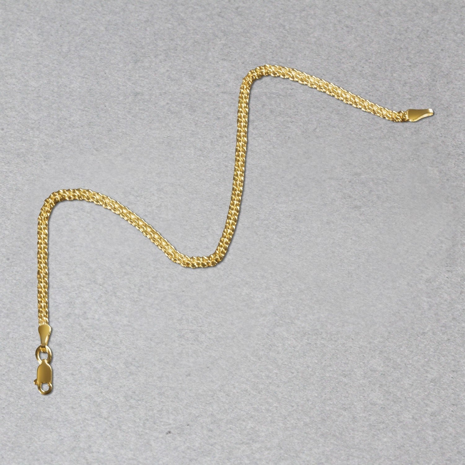 14k Yellow Gold Bismark Bracelet (2.50 mm)  DestGlow