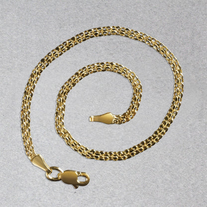 14k Yellow Gold Bismark Bracelet (2.50 mm)  DestGlow