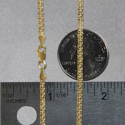 14k Yellow Gold Bismark Bracelet (2.50 mm)  DestGlow