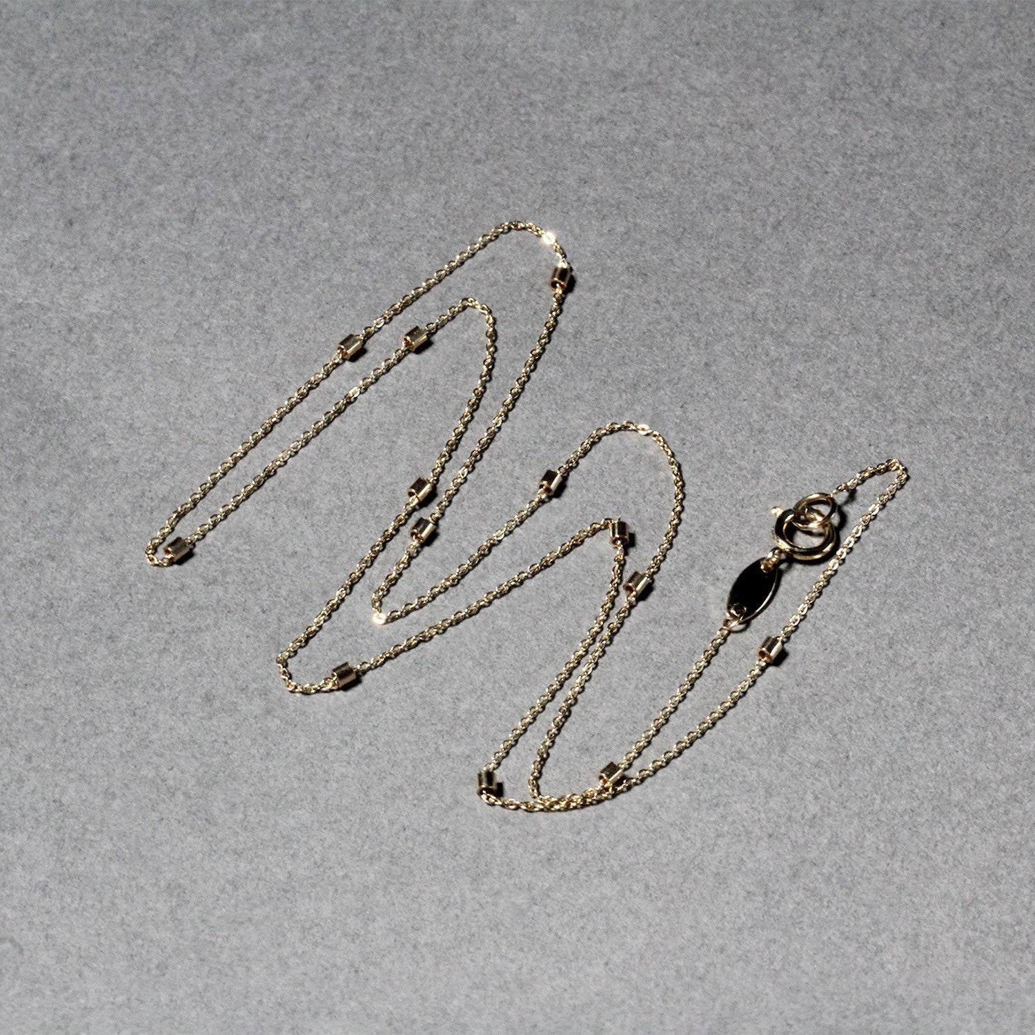 Bead Links Pendant Chain in 14k Yellow Gold (1.5mm) by Bids.com
