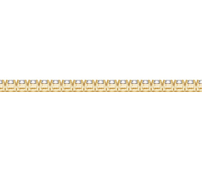 Lab Grown Round Diamond Tennis Bracelet in 14k Yellow Gold (5 cctw  F/G  VS2/SI1) 