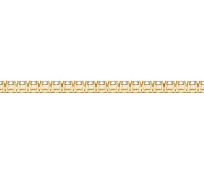 Lab Grown Round Diamond Tennis Bracelet in 14k Yellow Gold (5 cctw F/G VS2/SI1) by Bids.com