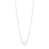 14k White Gold Pearl Solitaire Necklace by Avera Group