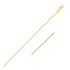 14k Yellow Gold Classic Box Chain (0.45 mm) by Avera Group