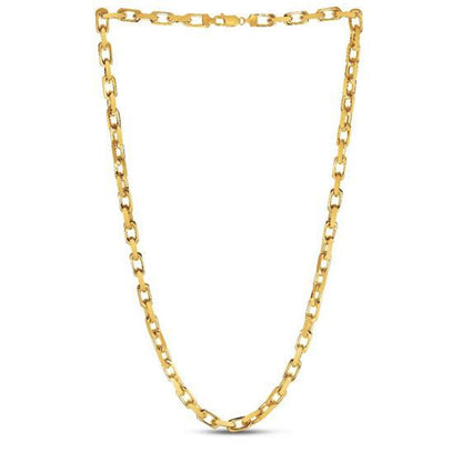 14k Yellow Gold French Cable Link Chain (6.10 mm) by Bids.com