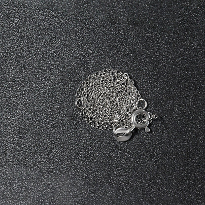 Double Extendable Piatto Chain in 14k White Gold (1.30 mm) - DestGlow