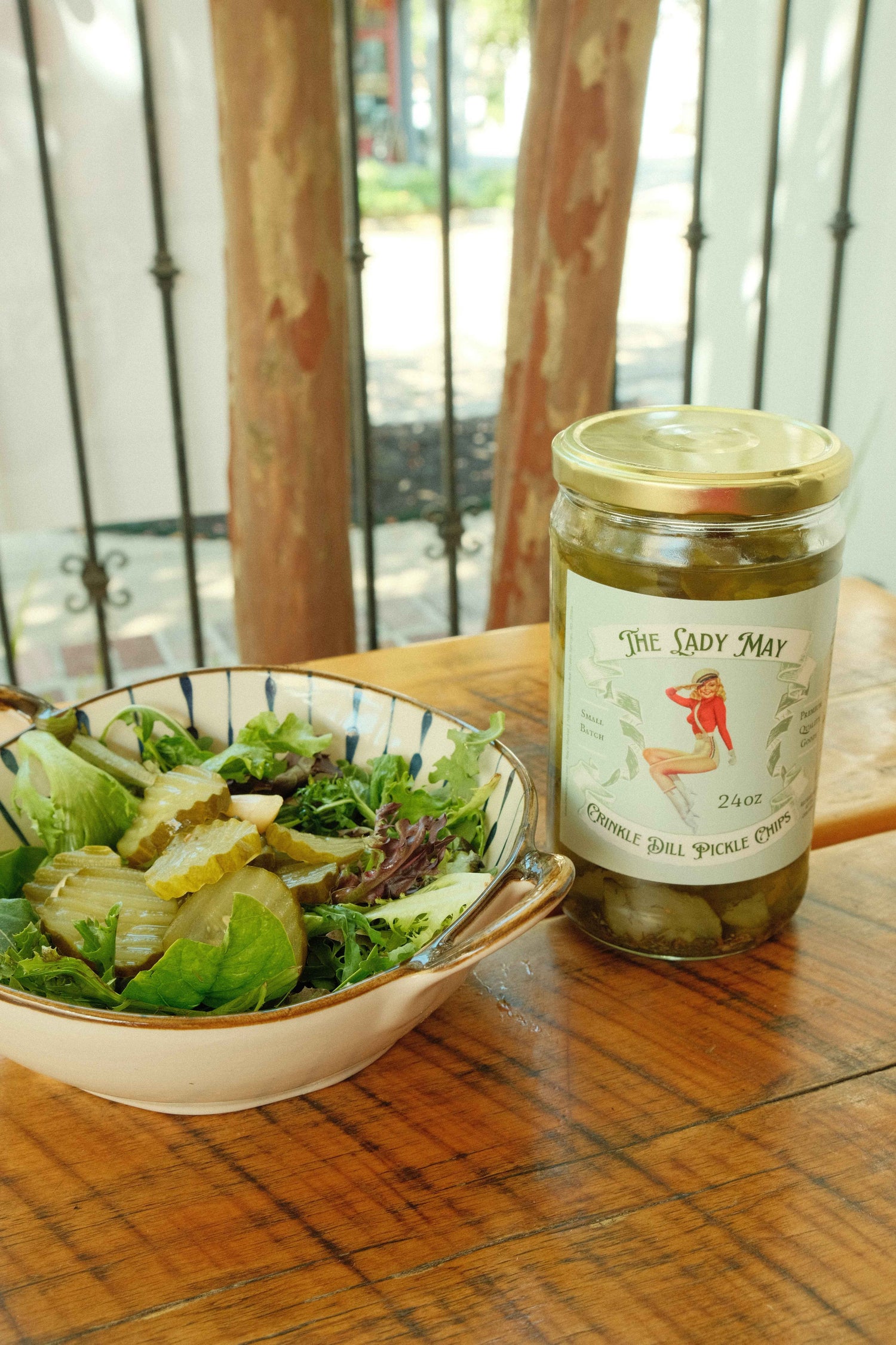 The Lady May Crinkle Dill Pickle Chips - Small Batch Southern Pickles