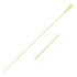 Double Extendable Cable Chain in 14k Yellow Gold (1.0mm) - DestGlow