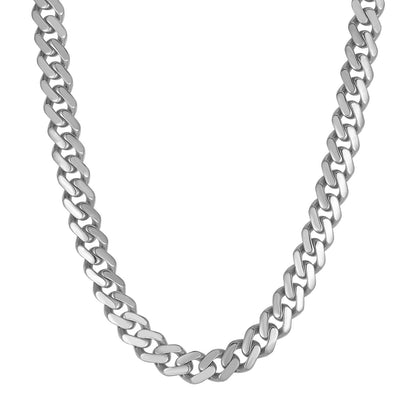 14k White Gold 22 inch Polished Curb Chain Necklace by Bids.com