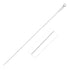 Double Extendable Cable Chain in 14k White Gold (1.00 mm) by Avera Group
