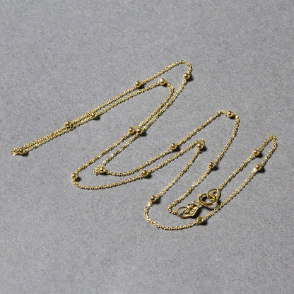 Bead Links Saturn Chain in 14k Yellow Gold (3.5mm) by Bids.com