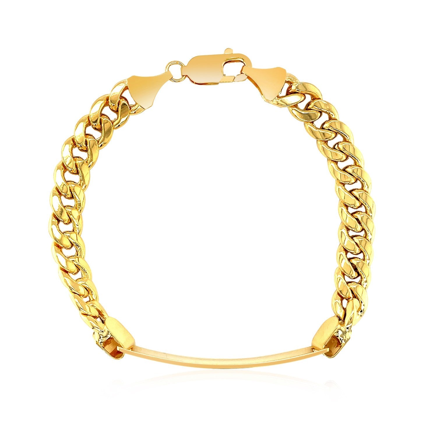 14k Yellow Gold Men&