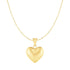 Puffed Heart Pendant in 10k Yellow Gold 