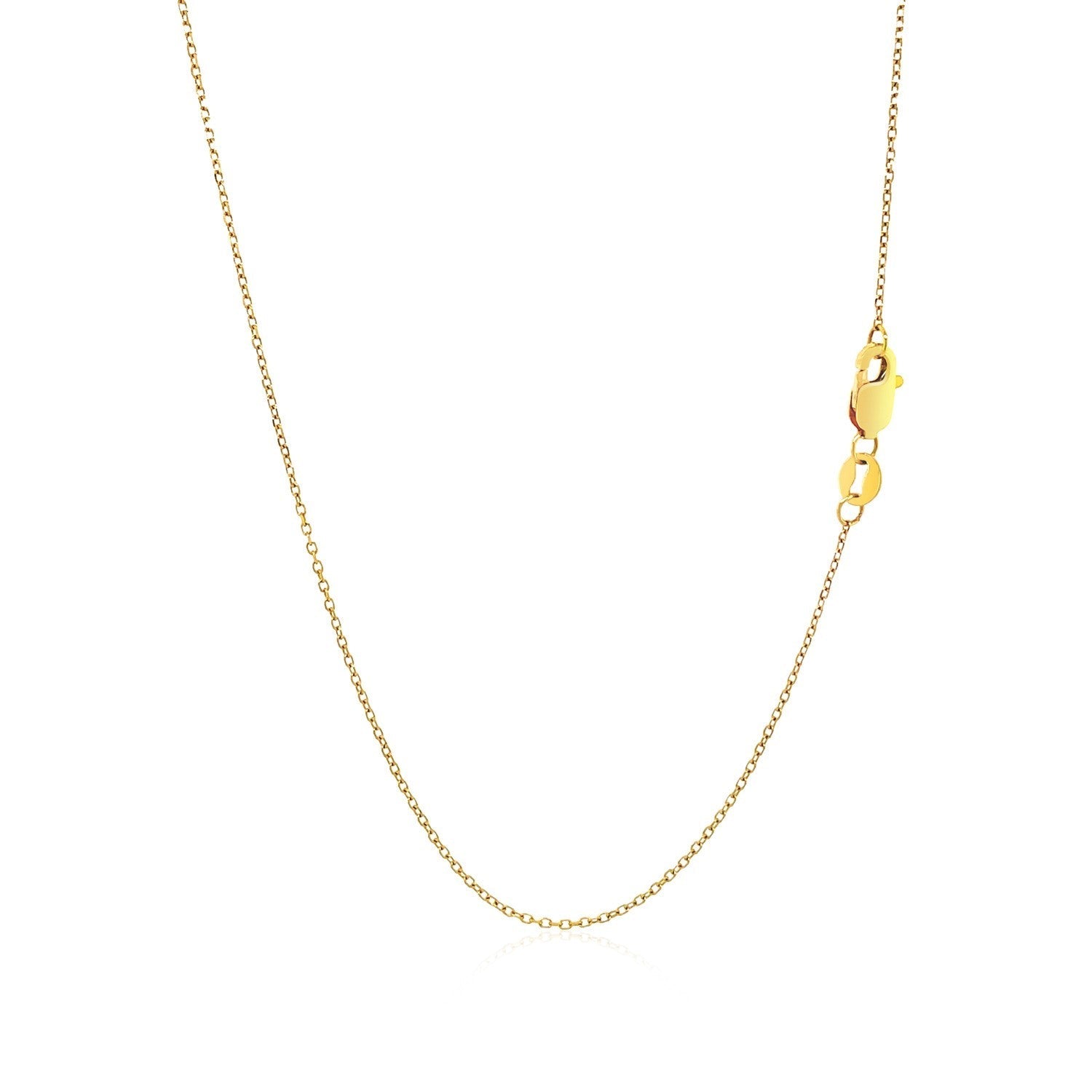 Puffed Heart Pendant in 10k Yellow Gold - DestGlow