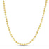 Moon Cut Bead Chain in 14k Yellow Gold (4.0 mm)
