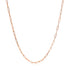 14k Rose Gold Adjustable Paperclip Chain (1.50 mm) by Avera Group