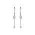 Sterling Silver Polished and Textured Arrow Earrings by Avera Group