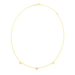 14k Yellow and Rose Gold Mom Necklace - necklaces