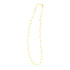 14K Yellow Gold Necklace with Dangling Stars - necklaces