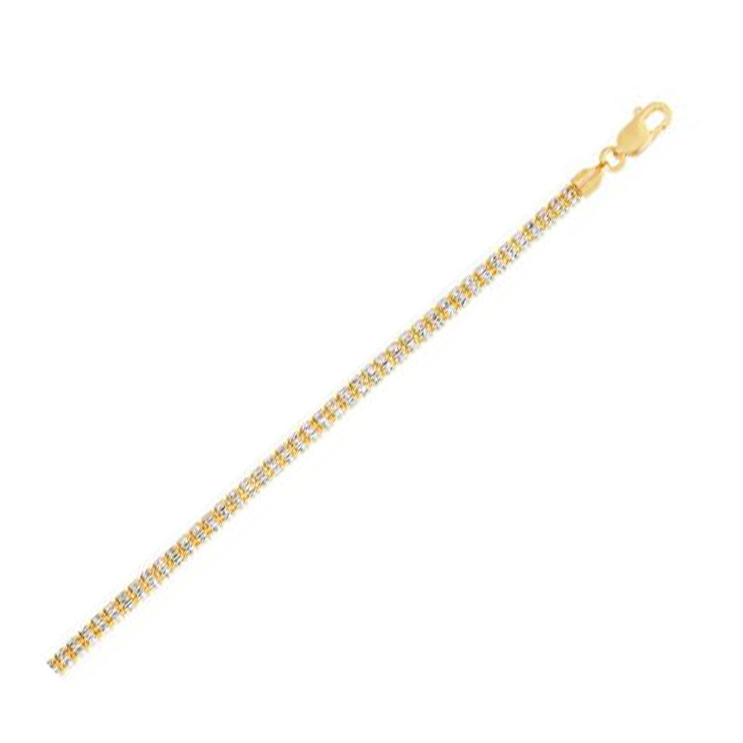 Ice Barrel Chain in 14k Yellow Gold (3.23 mm) by Bids.com