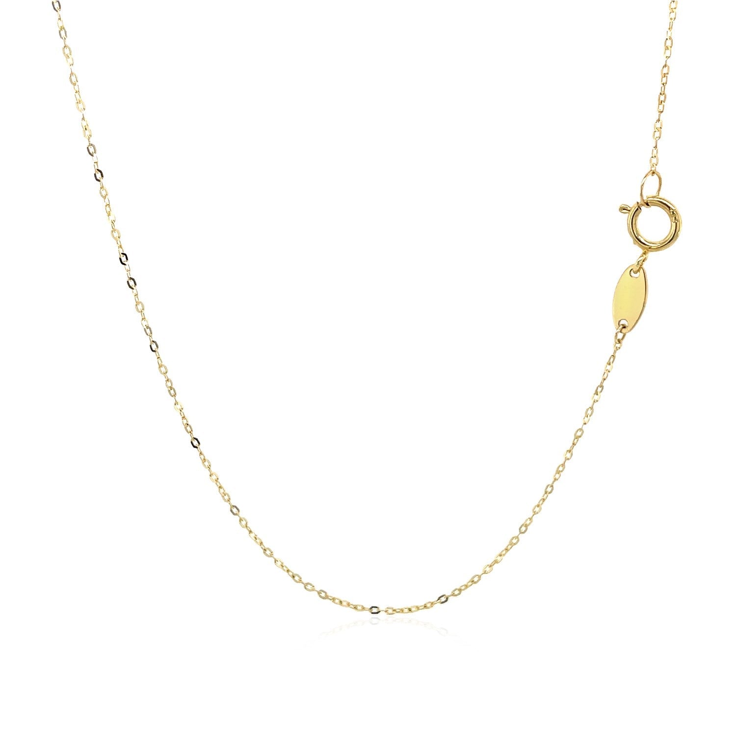14k Yellow Gold with Peace Symbol Pendant by Bids.com