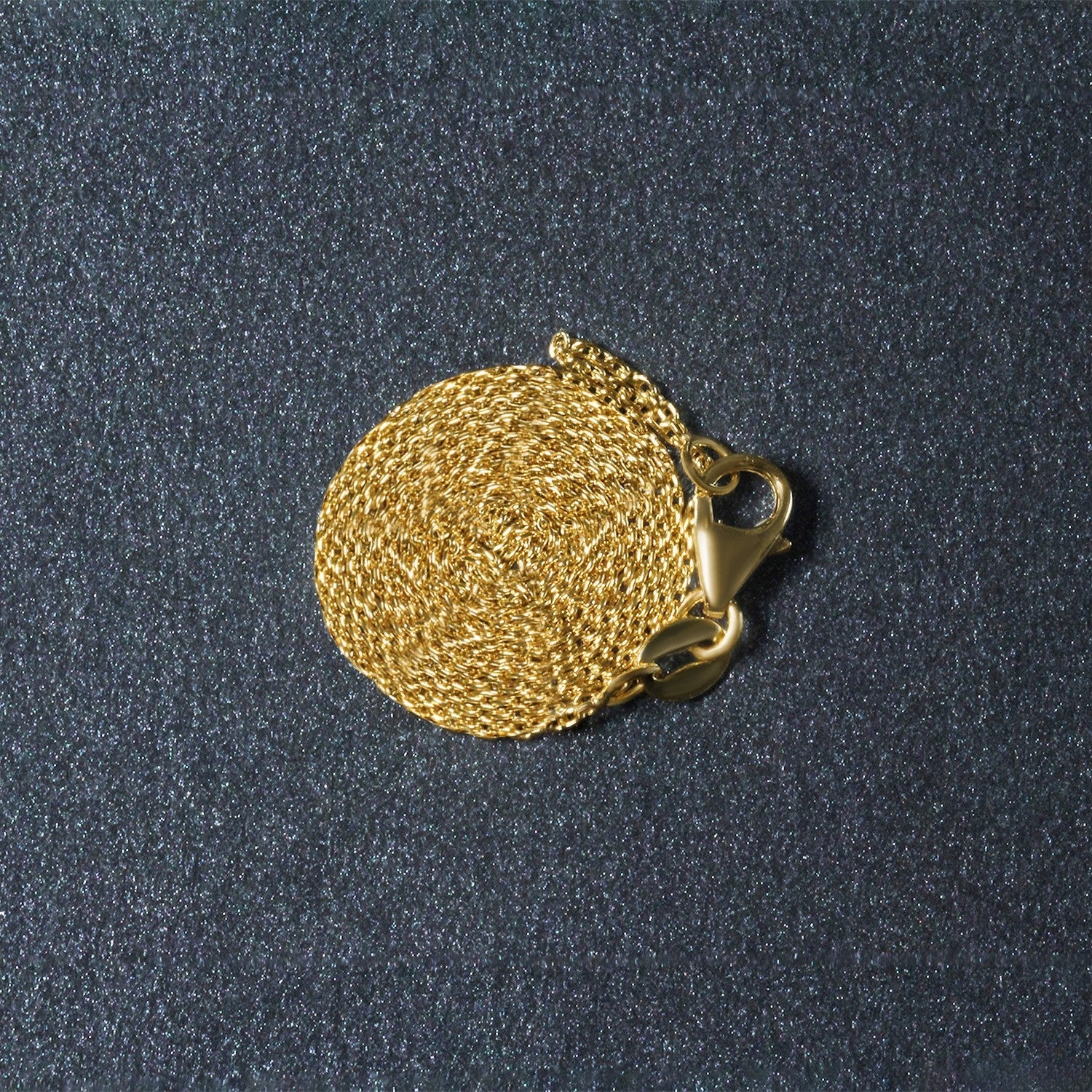 10k Yellow Gold Oval Cable Link Chain (0.97 mm) by Bids.com