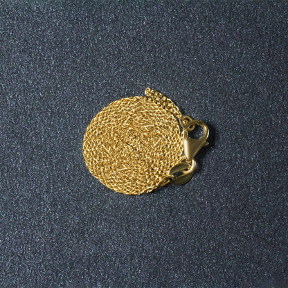 10k Yellow Gold Oval Cable Link Chain (0.97 mm) by Bids.com