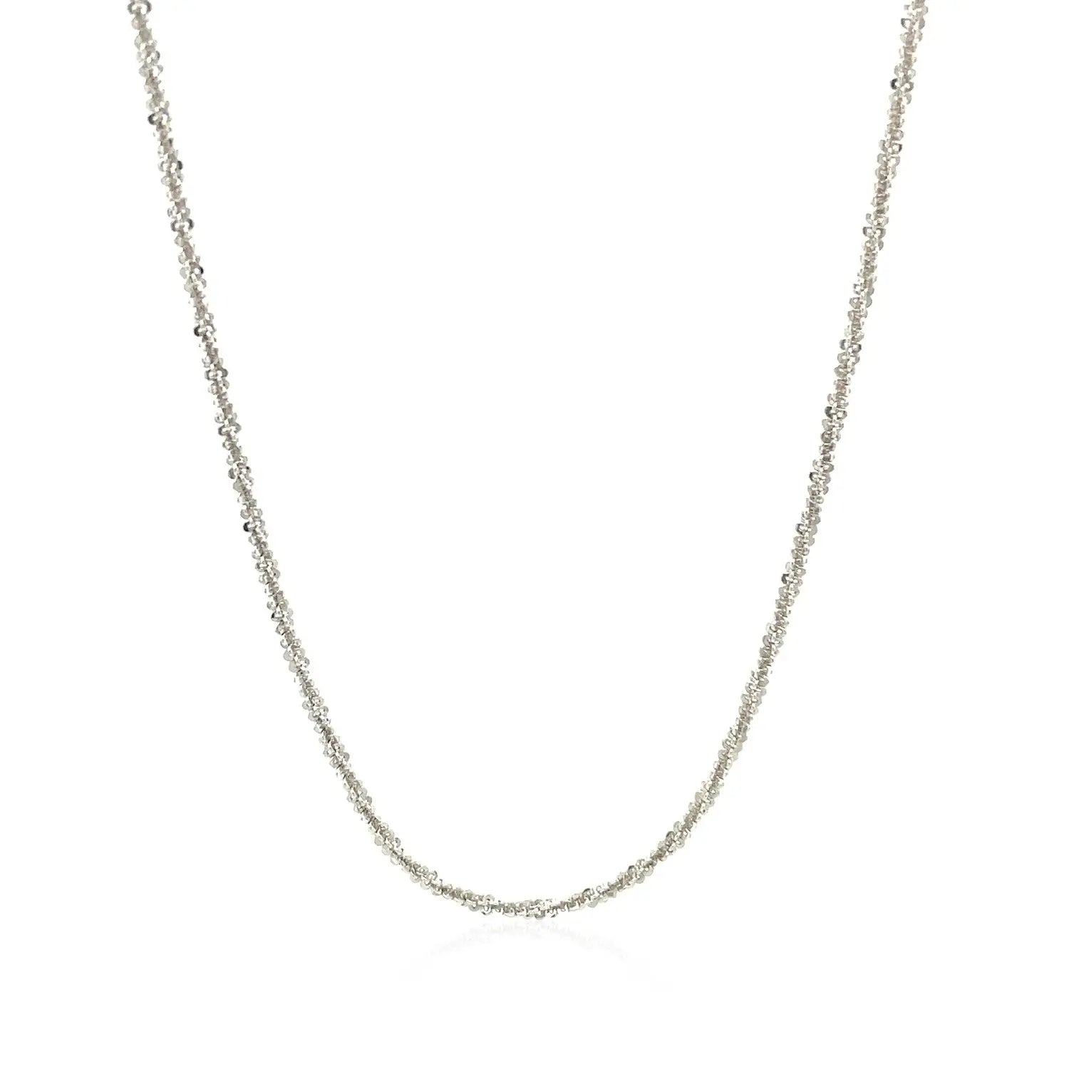 Sterling Silver 1.5mm Adjustable Sparkle Chain (1.50 mm) 