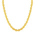 14k Yellow Gold Polished Oval Link Necklace
