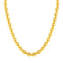 14k Yellow Gold Polished Oval Link Necklace 