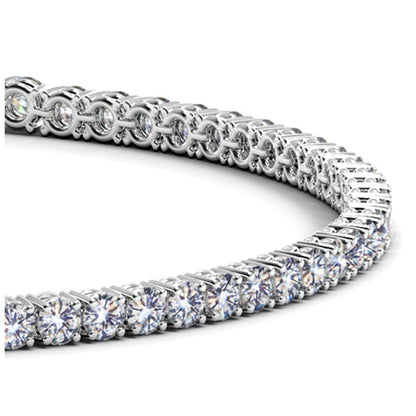 Lab Grown Round Diamond Tennis Bracelet in 14k White Gold (3 cctw F/G VS2/SI1) by Bids.com