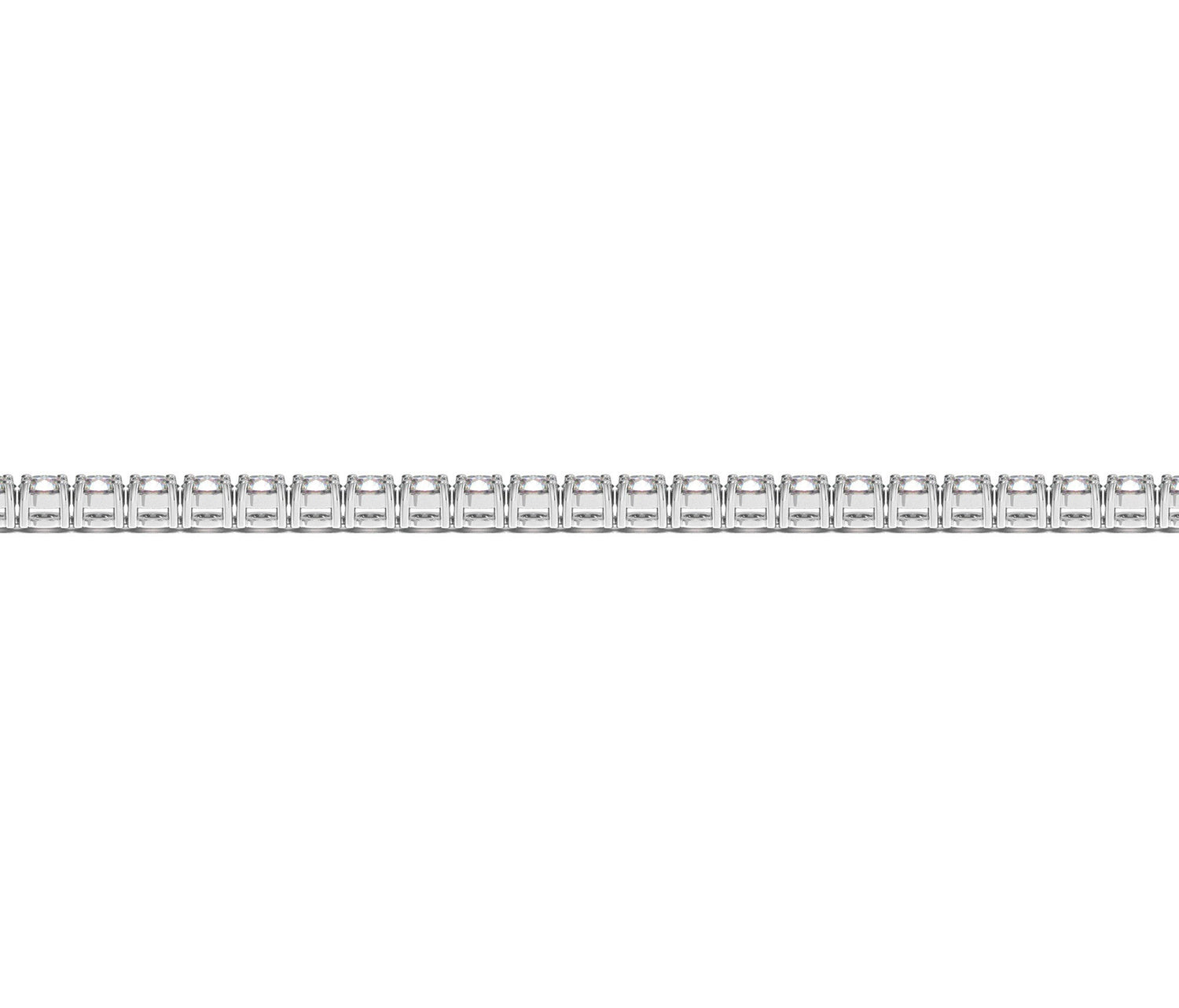 Lab Grown Round Diamond Tennis Bracelet in 14k White Gold (3 cctw F/G VS2/SI1) by Bids.com