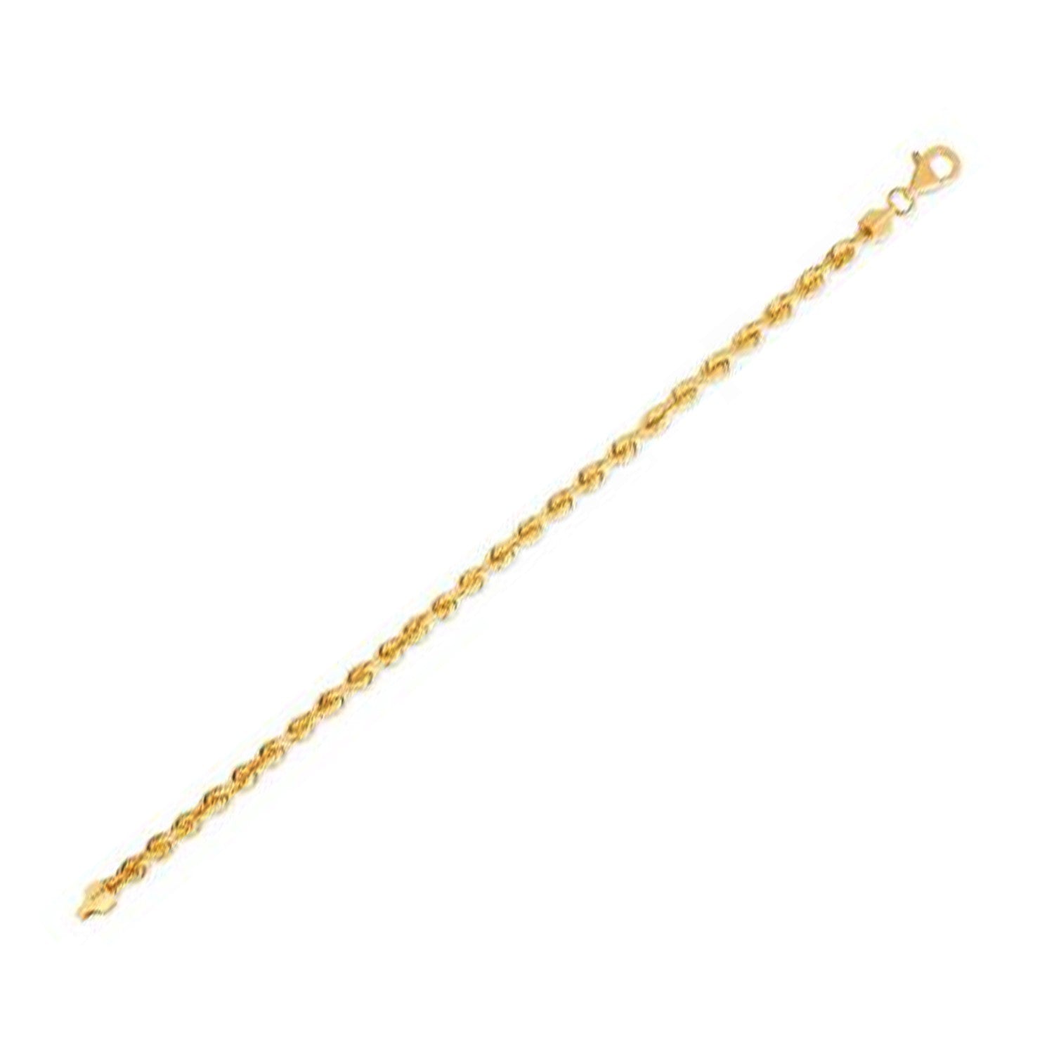 14k Yellow Gold Light Rope Chain (4.30 mm) by Bids.com