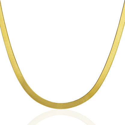Imperial Herringbone Chain in 10k Yellow Gold (5.00 mm) by Bids.com