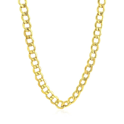 6.1mm 10k Yellow Gold Curb Chain by Bids.com