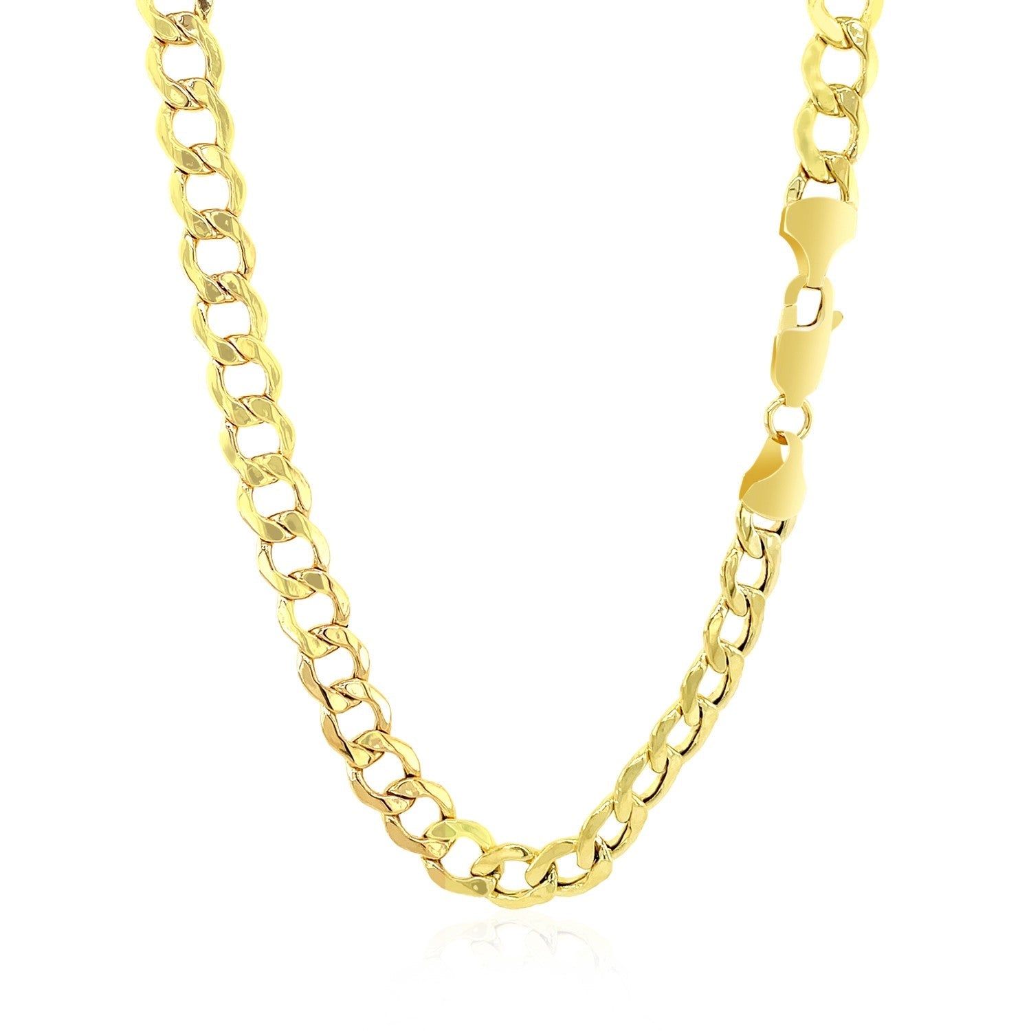 6.1mm 10k Yellow Gold Curb Chain by Bids.com