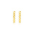 14k Yellow Gold Textured Bar Earrings by Avera Group